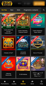 Игровые автоматы на экране смартфона