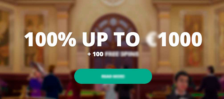 Компания предлагает только один стартовый бонус до 1 000 евро
