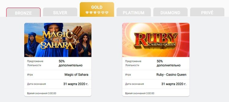 Видеослоты по предложению лояльности