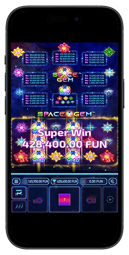 Выигрышная комбинация во время игры 