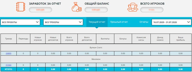 Раздел со статистикой
